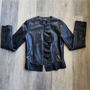 ZARA FAUX LEATHER JACKET